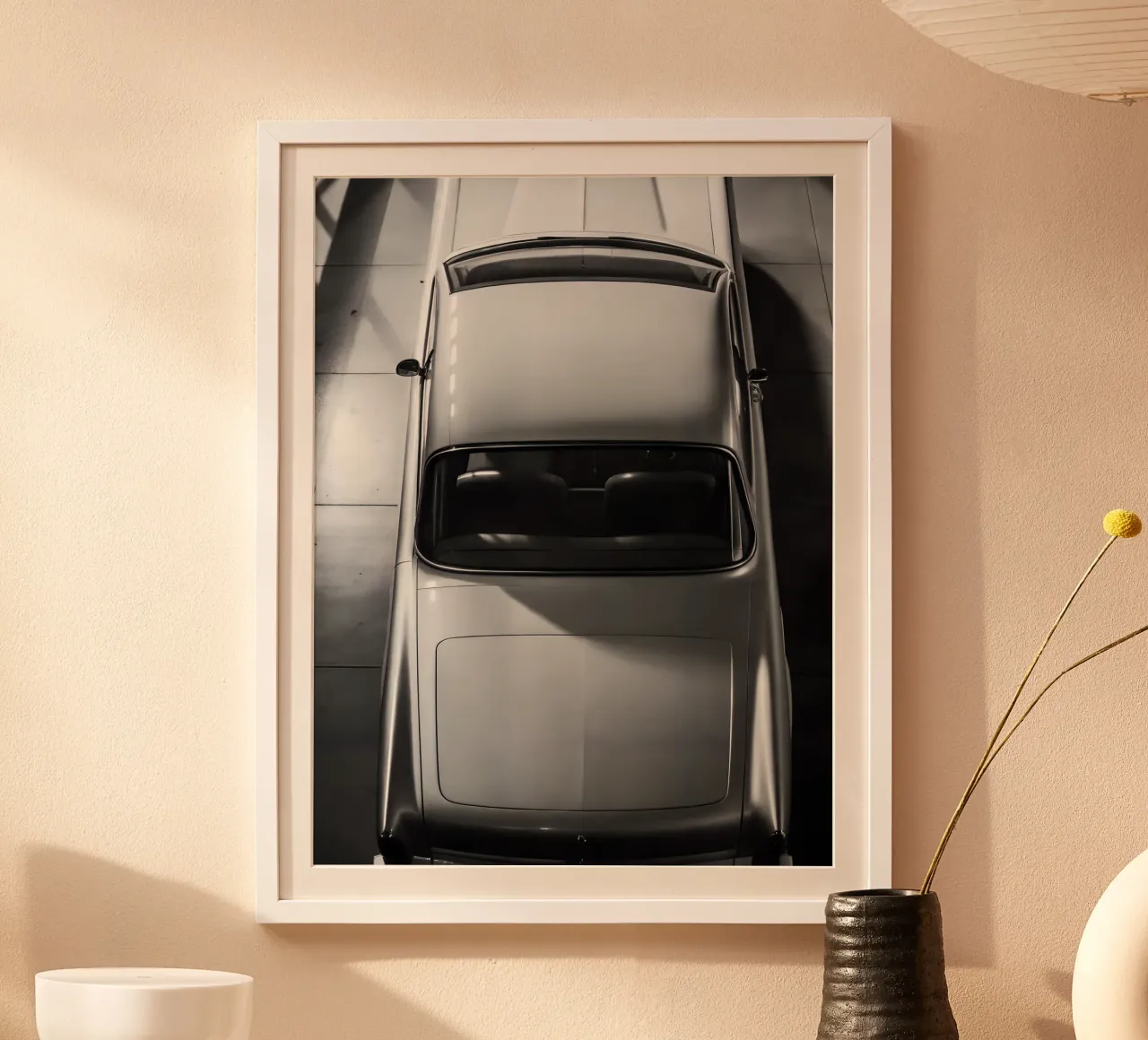 Auto d'epoca monocromatica poster da CAR EDITION