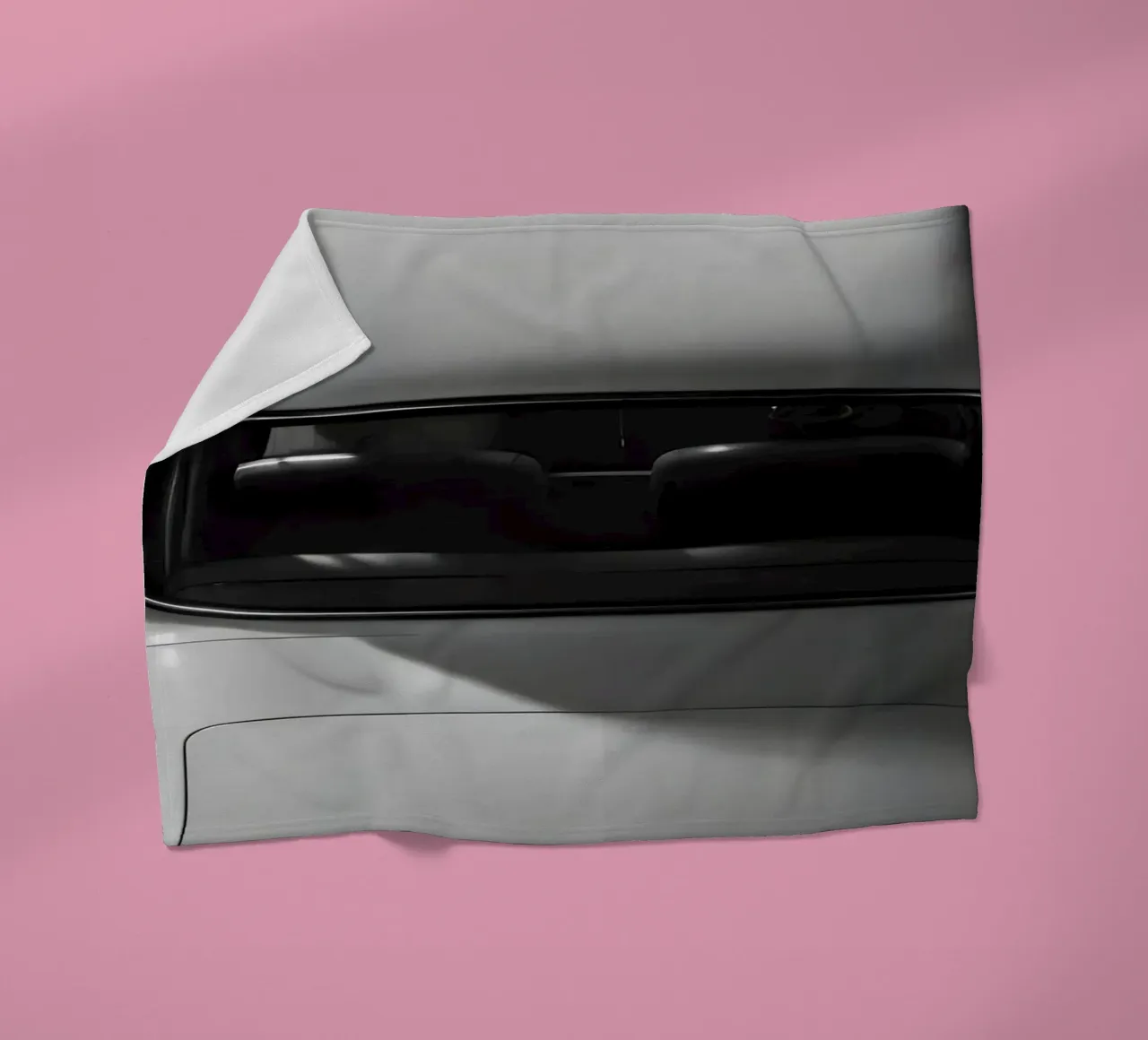 Monochromer Oldtimer Fleecedecke von CAR EDITION