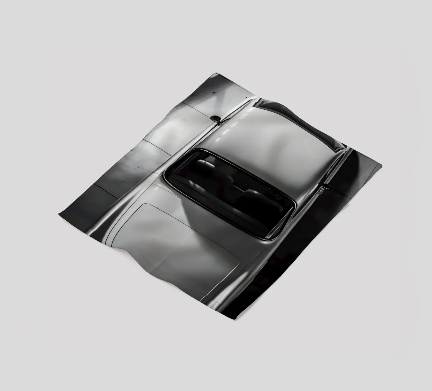 Monochrome Classic Car Fleecedecke von CAR EDITION