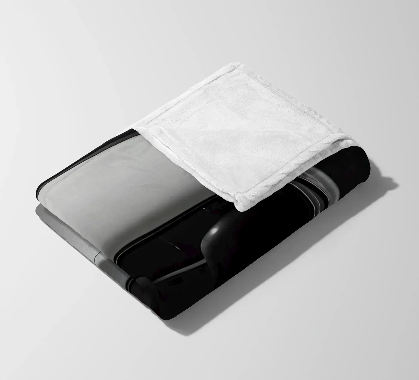 Monochrome Classic Car Fleecedecke von CAR EDITION