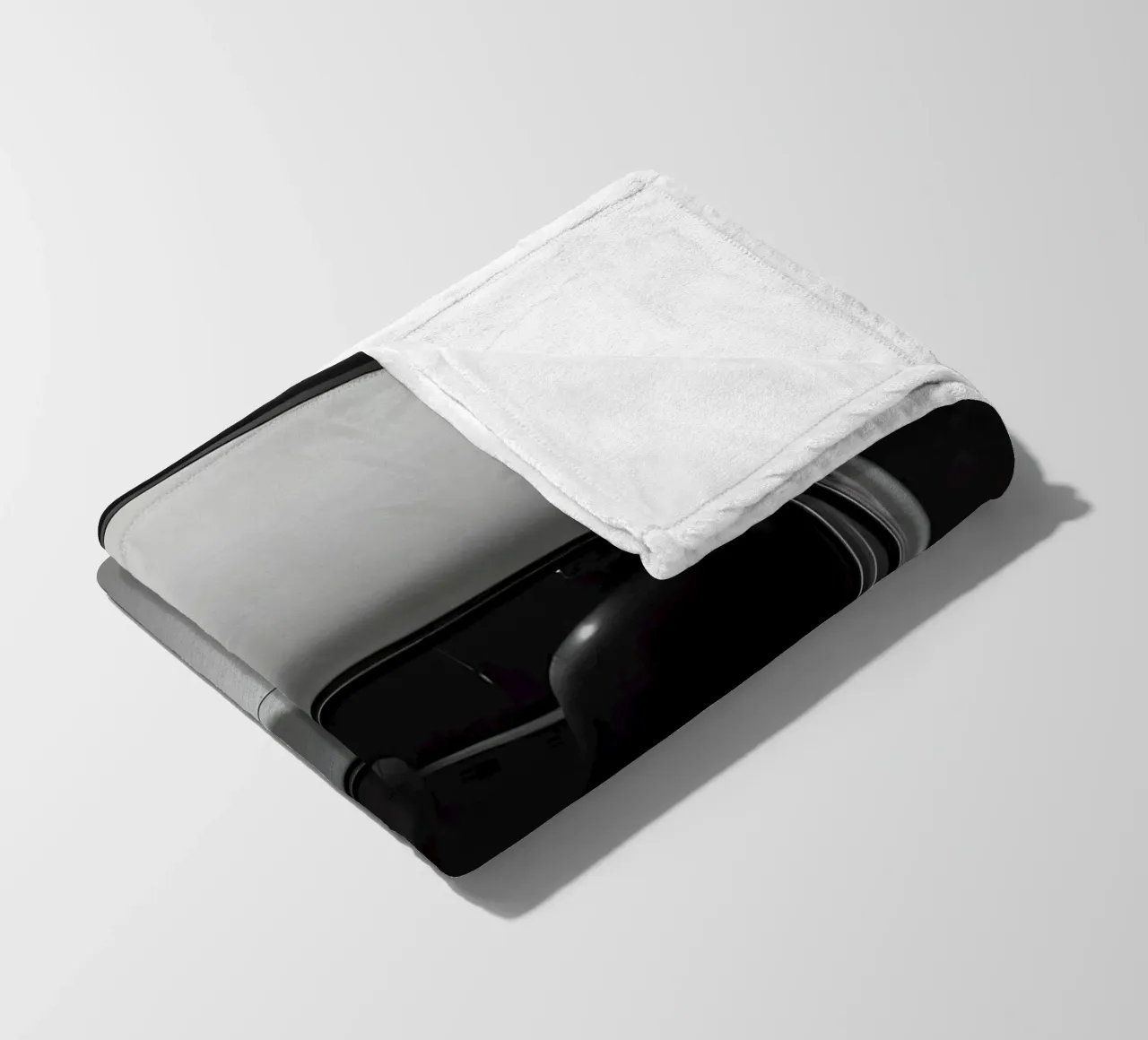 Monochromer Oldtimer Fleecedecke von CAR EDITION