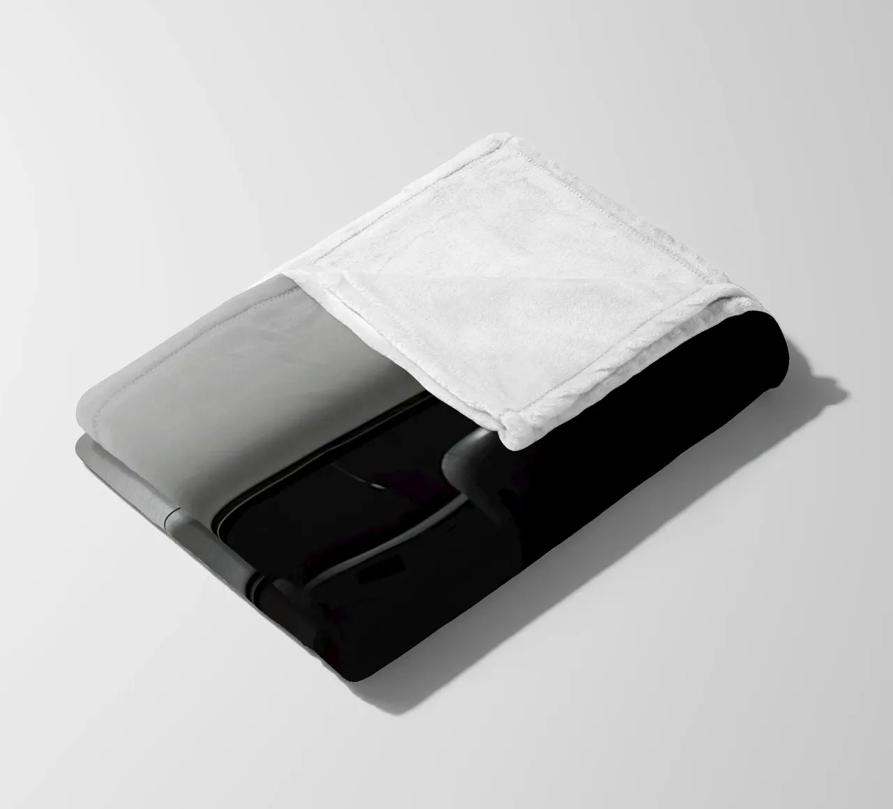 Monochromer Oldtimer Fleecedecke von CAR EDITION