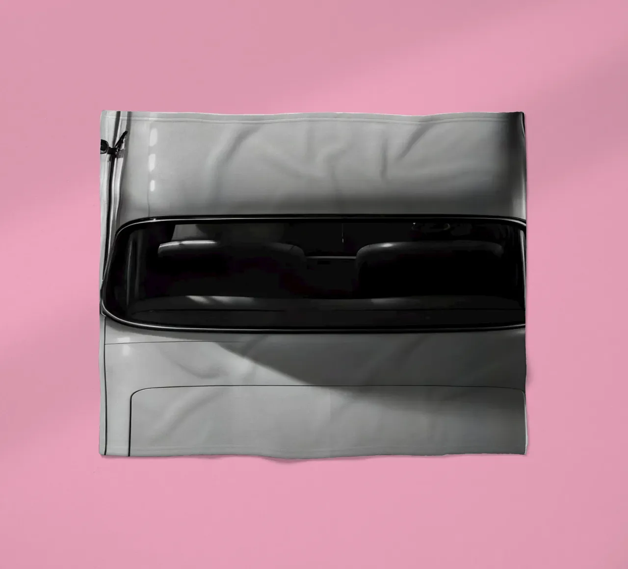 Monochromer Oldtimer Fleecedecke von CAR EDITION