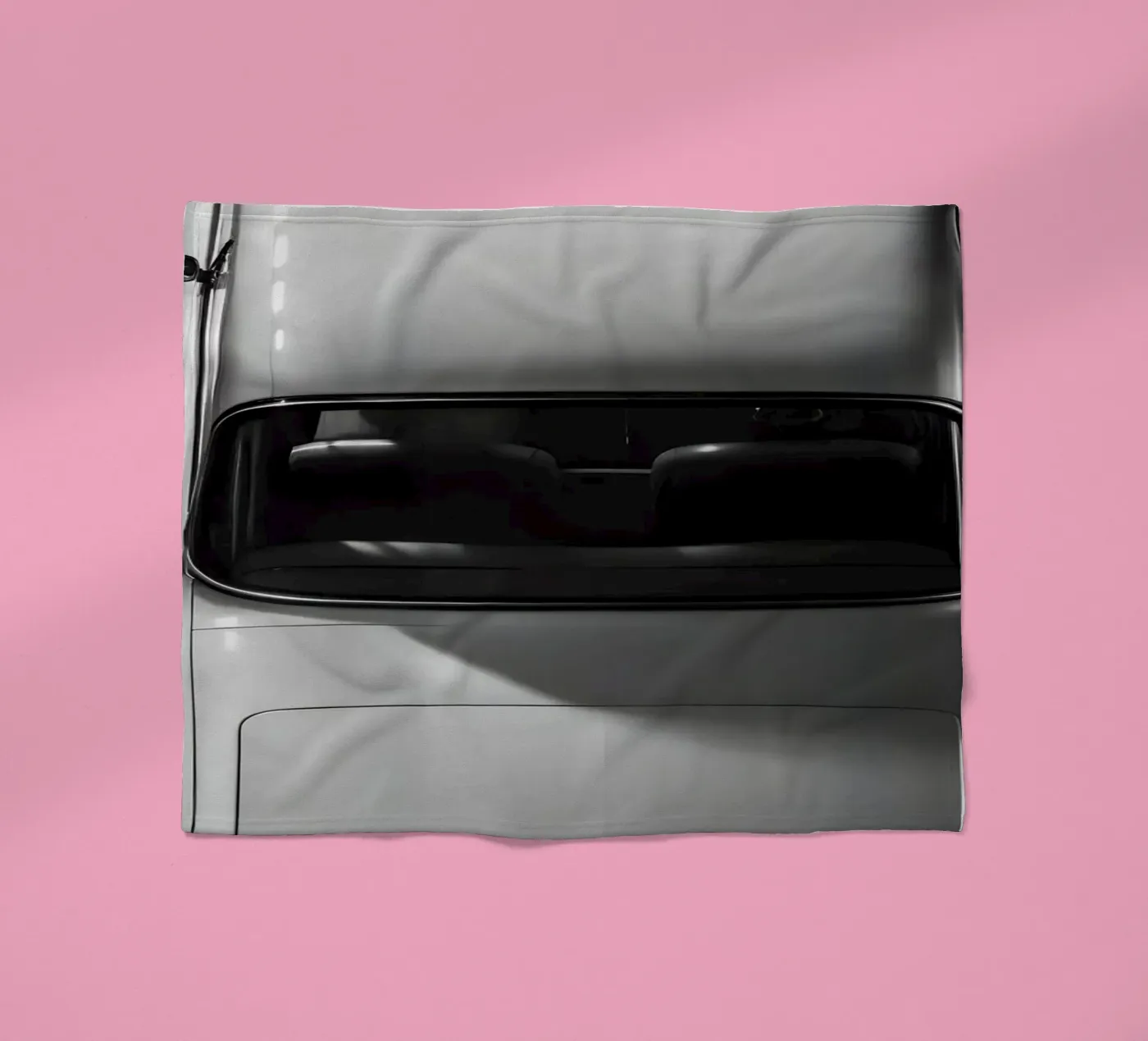 Monochrome Classic Car Fleecedecke von CAR EDITION