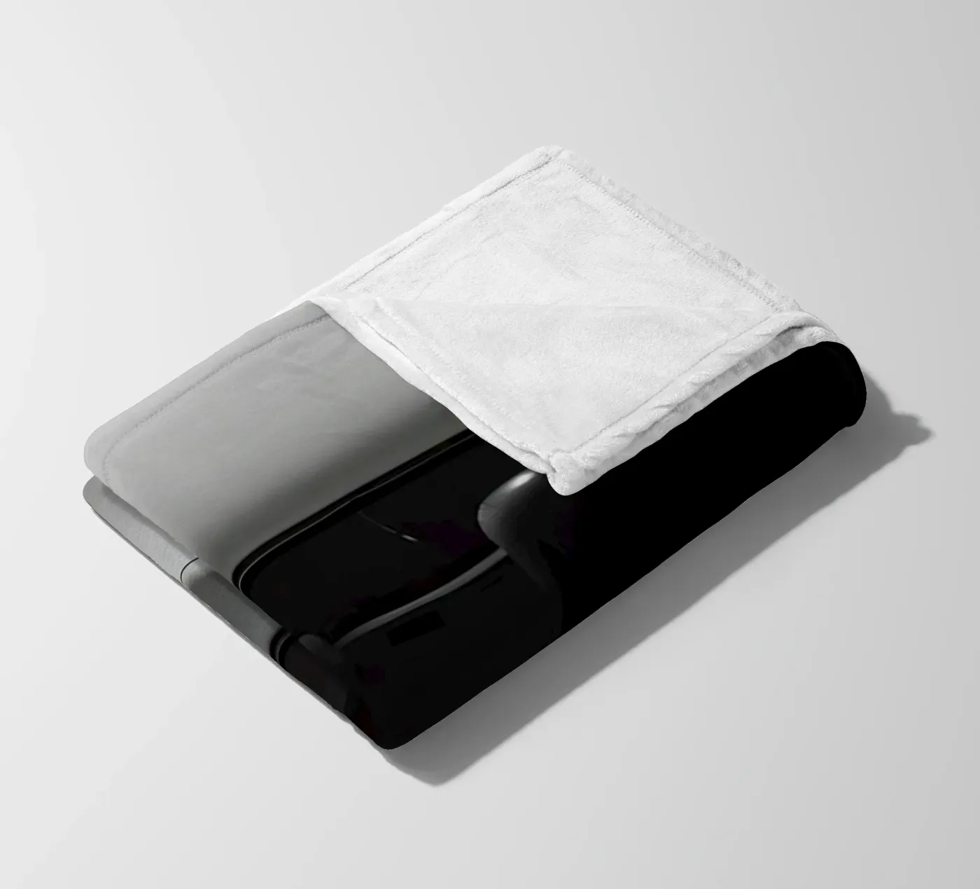 Monochrome Classic Car Fleecedecke von CAR EDITION