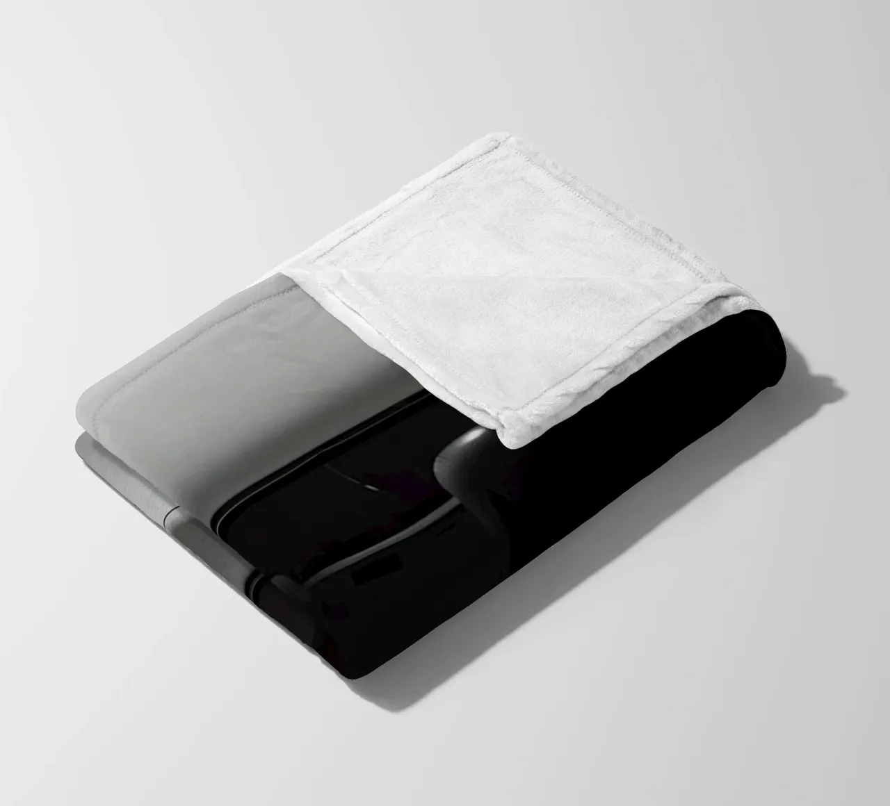 Monochromer Oldtimer Fleecedecke von CAR EDITION