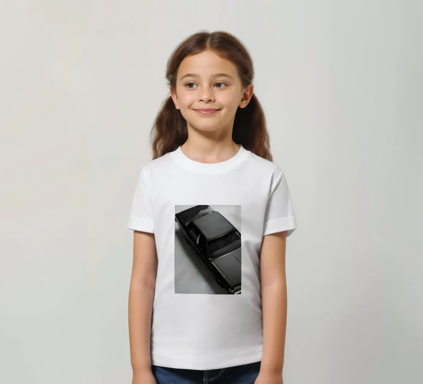 Monochromer Oldtimer Kinder T-Shirt von CAR EDITION
