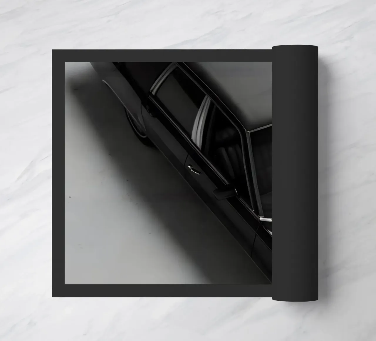 Auto d'epoca monocromatica zerbino da CAR EDITION