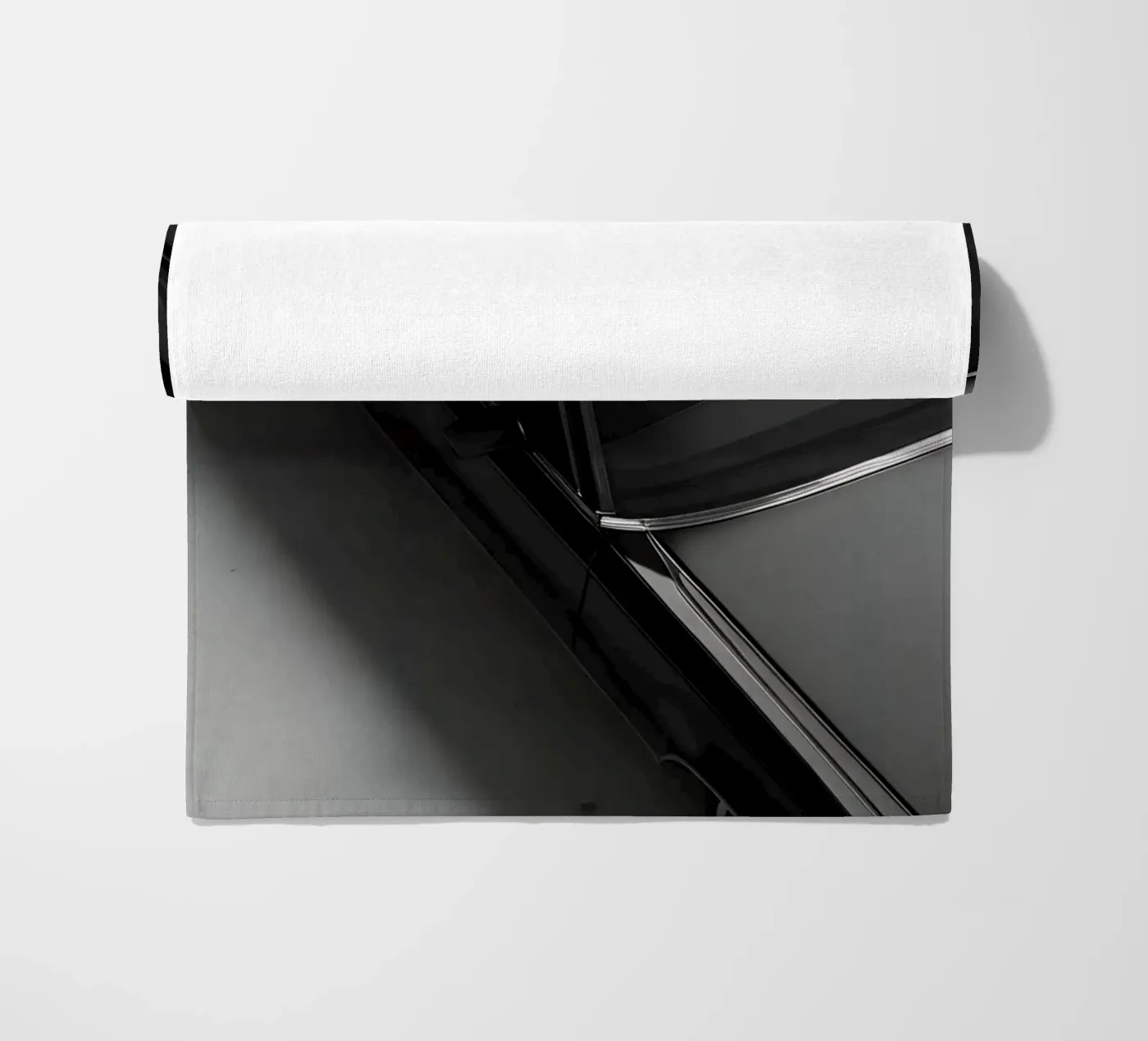 Monochrome Classic Car Strandtuch von CAR EDITION