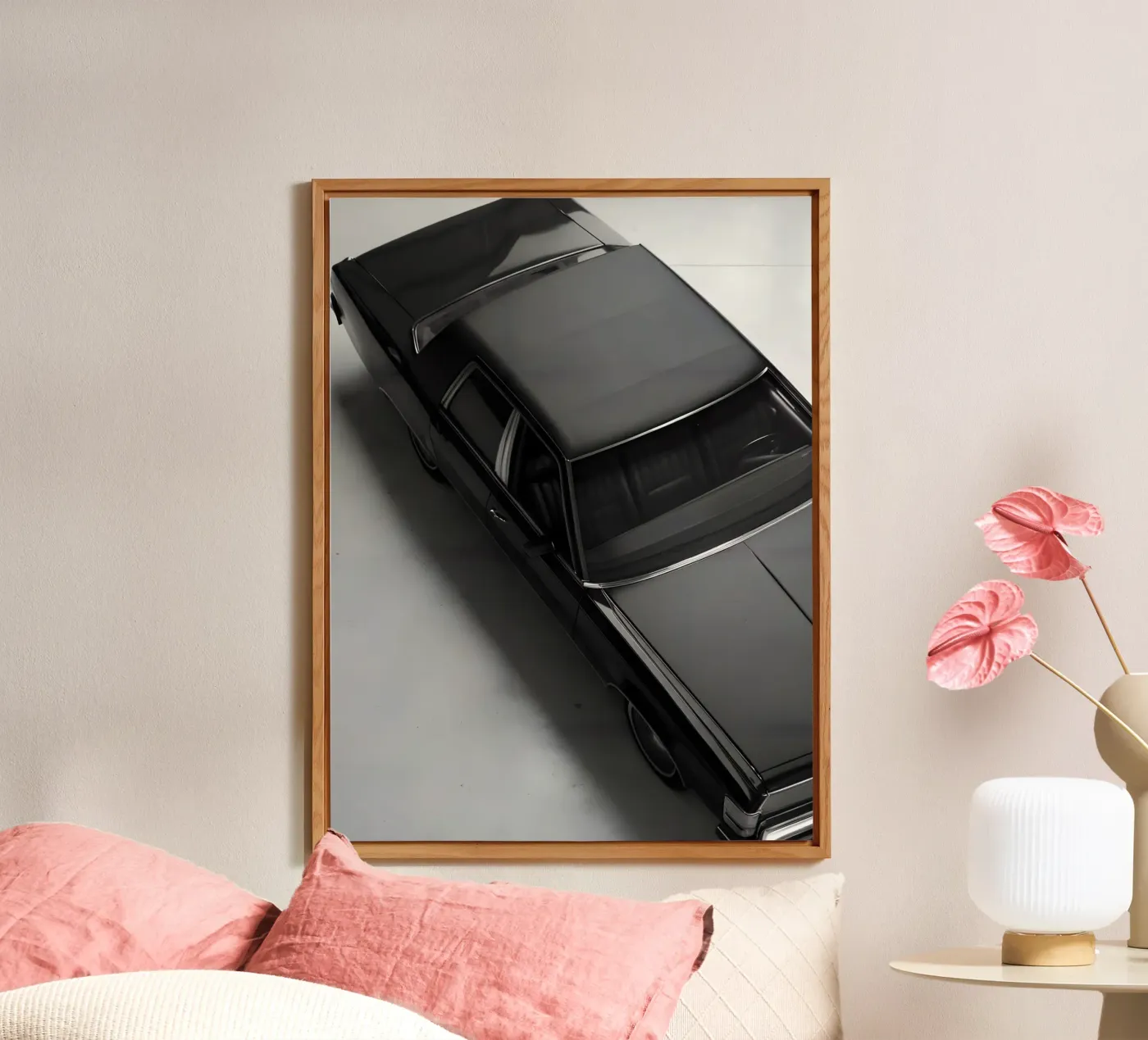 Monochromer Oldtimer Forex-Platte von CAR EDITION