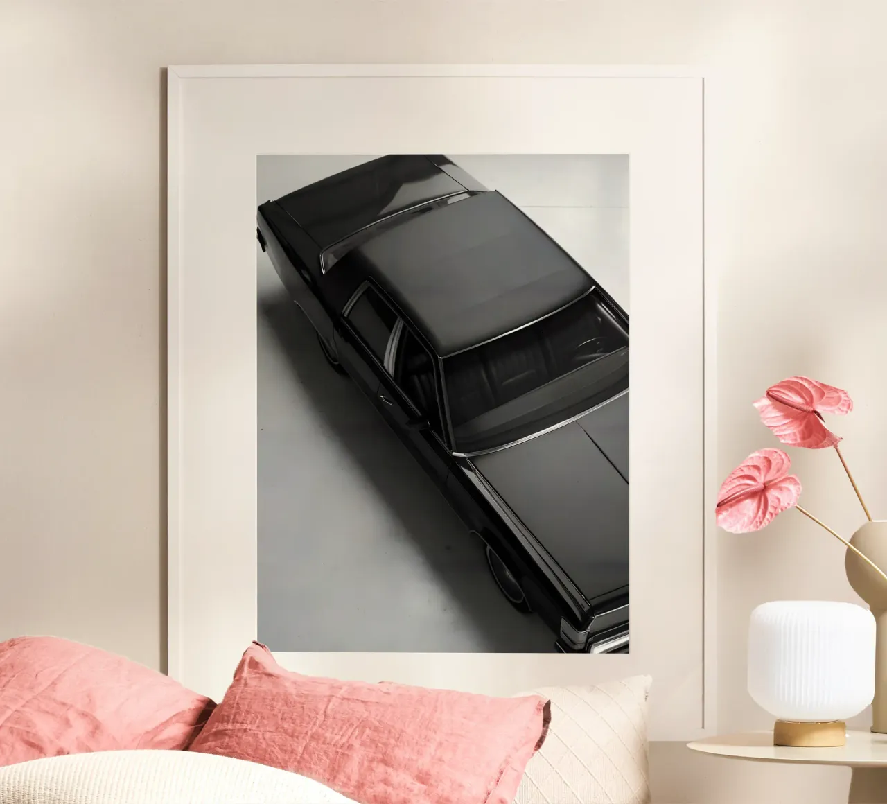 Auto d'epoca monocromatica poster da CAR EDITION