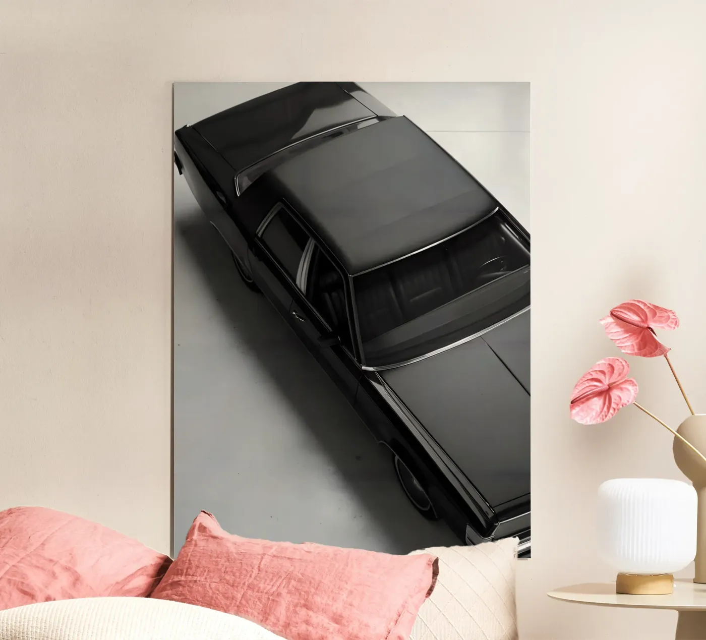 Monochrome Classic Car Poster von CAR EDITION