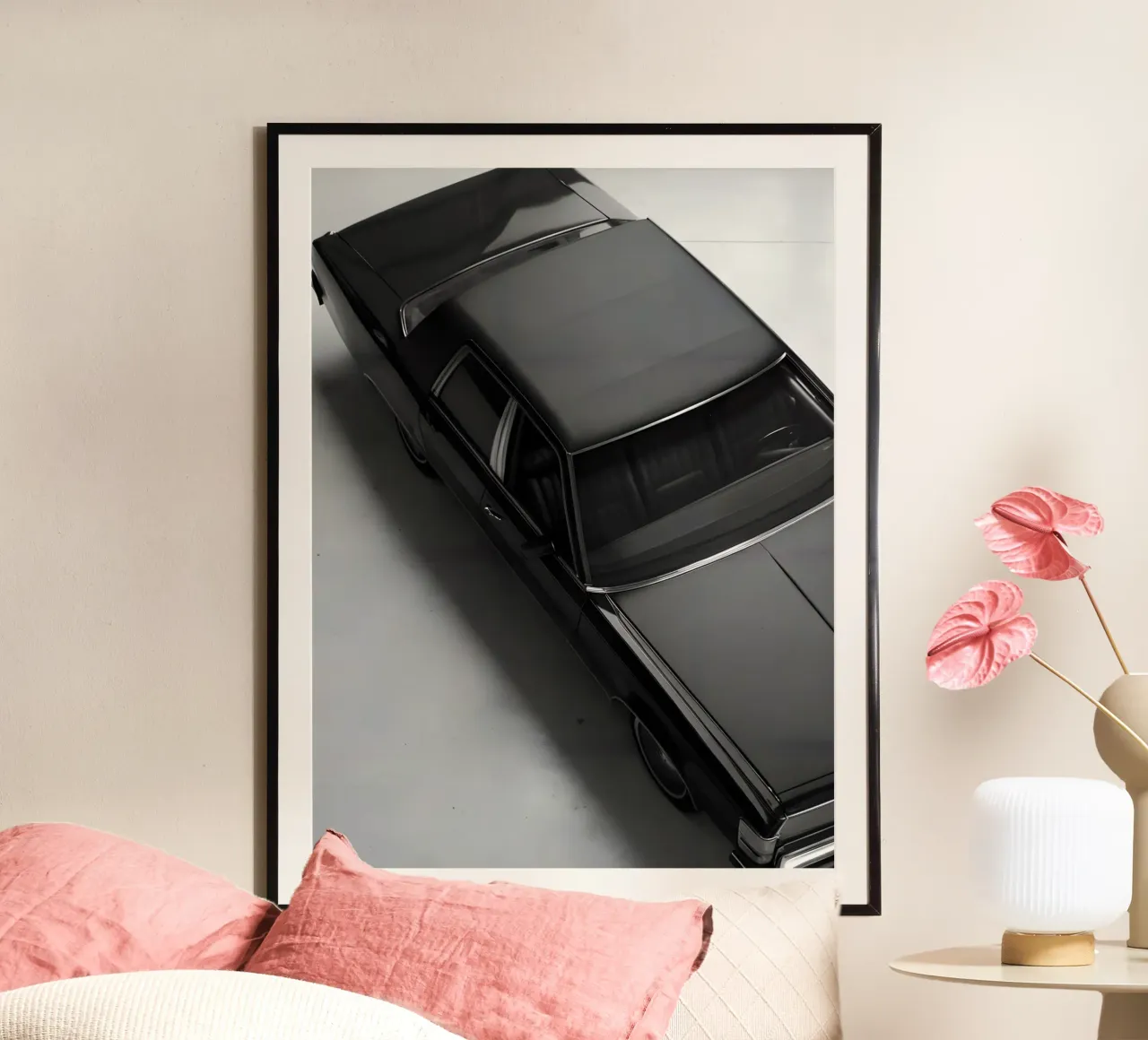 Auto d'epoca monocromatica poster da CAR EDITION