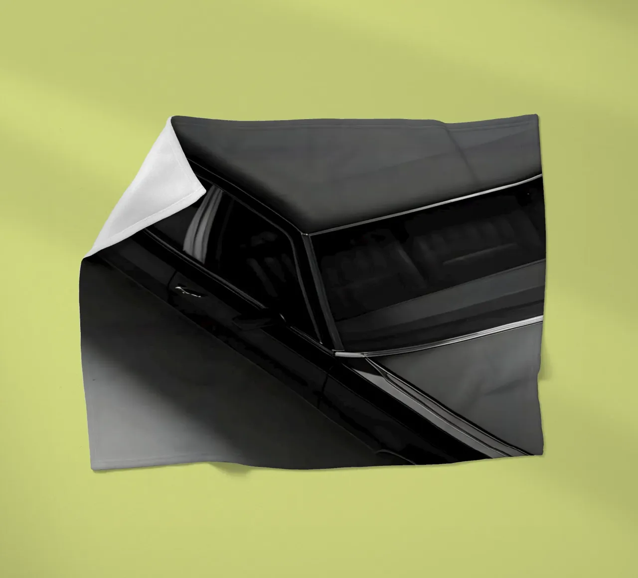 Monochrome Classic Car Fleecedecke von CAR EDITION