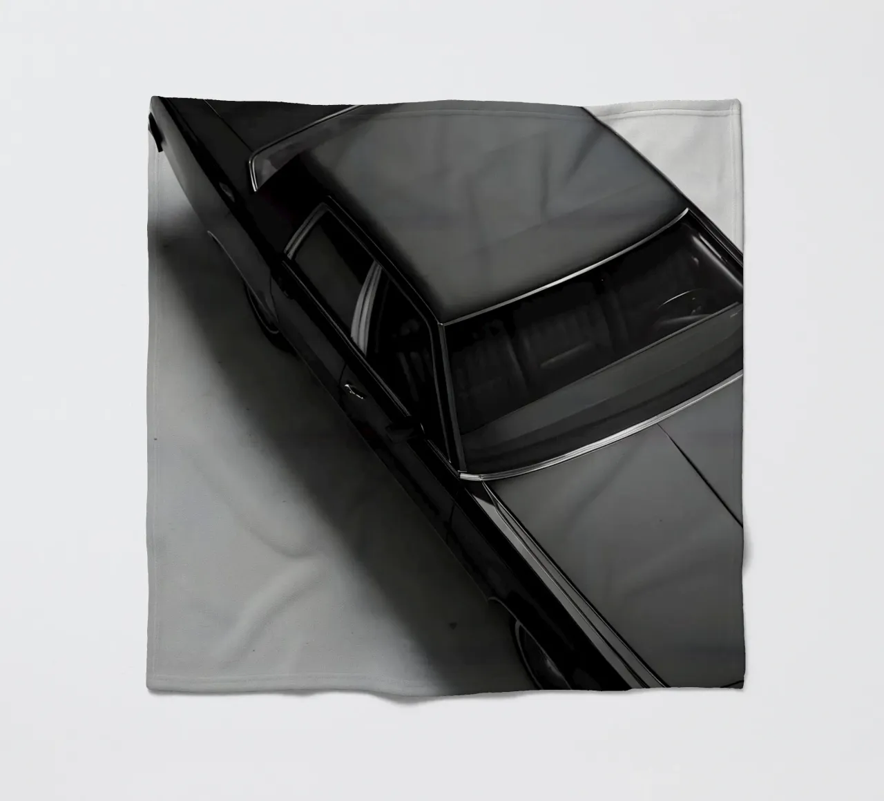 Monochrome Classic Car Fleecedecke von CAR EDITION