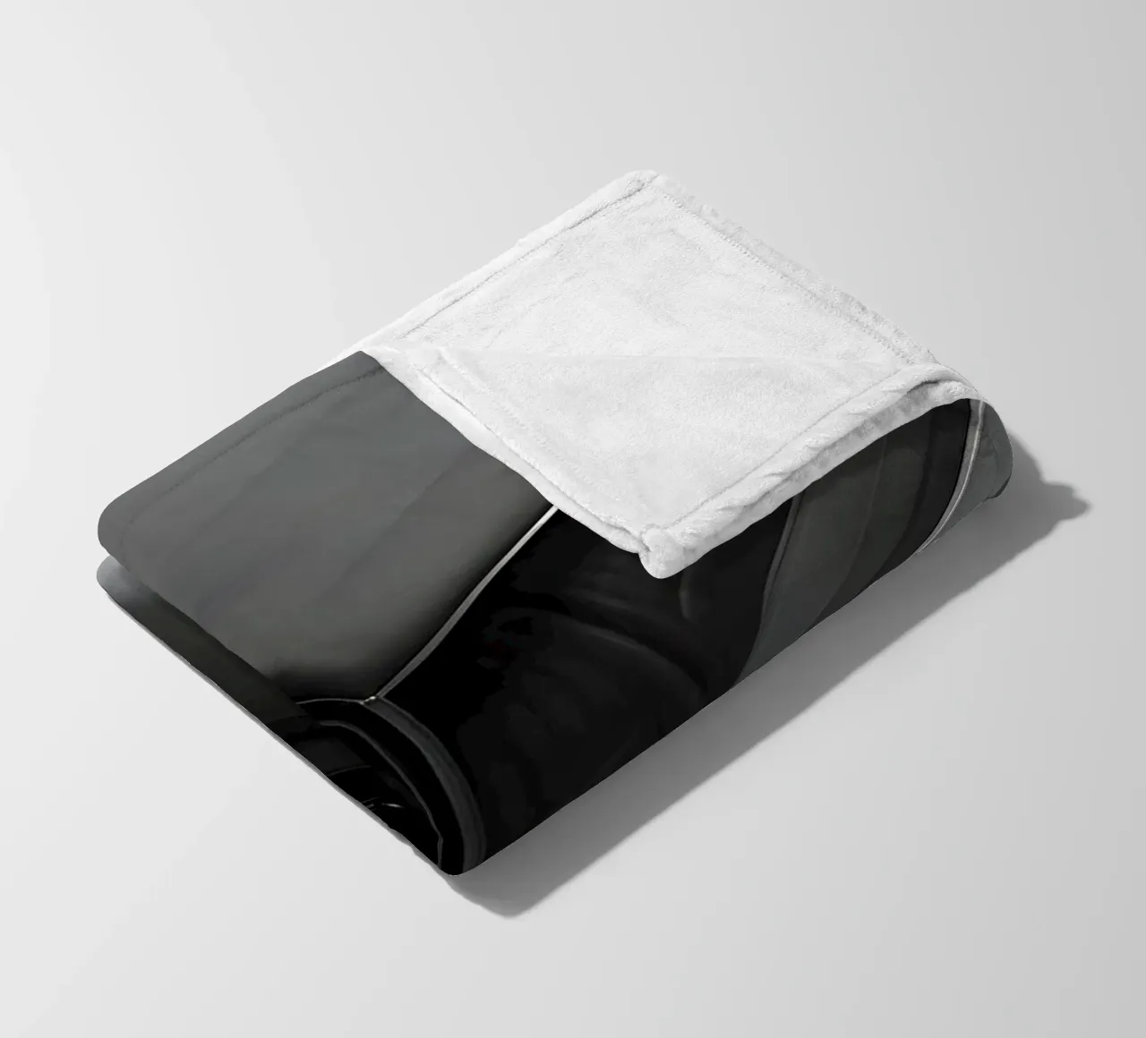 Monochrome Classic Car Fleecedecke von CAR EDITION