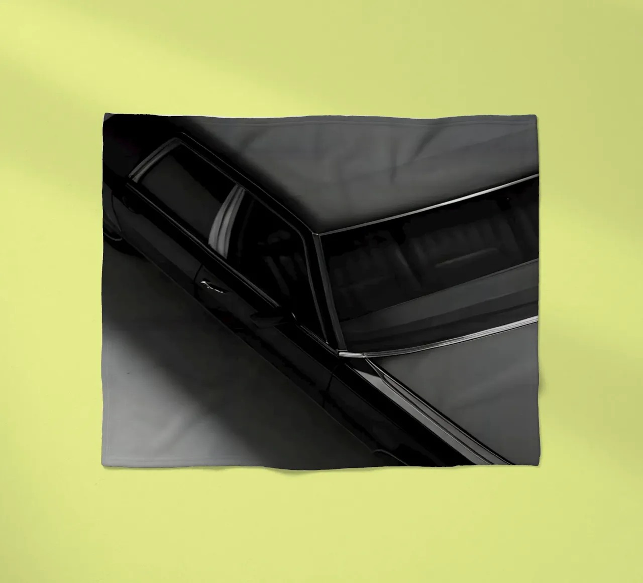 Monochrome Classic Car Fleecedecke von CAR EDITION