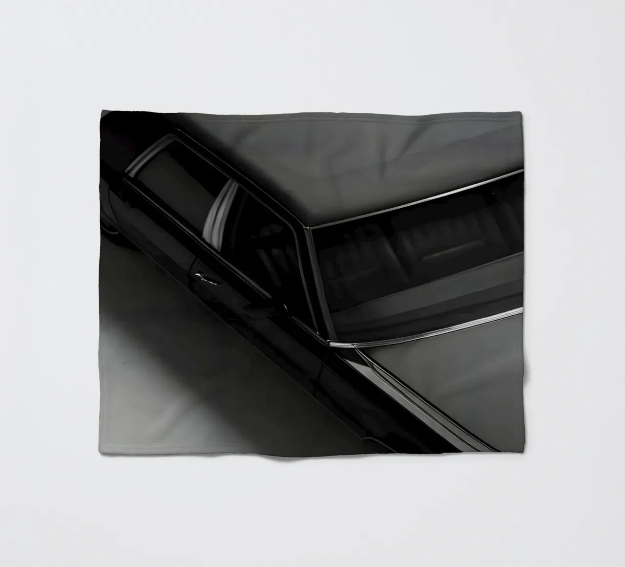 Monochrome Classic Car Fleecedecke von CAR EDITION