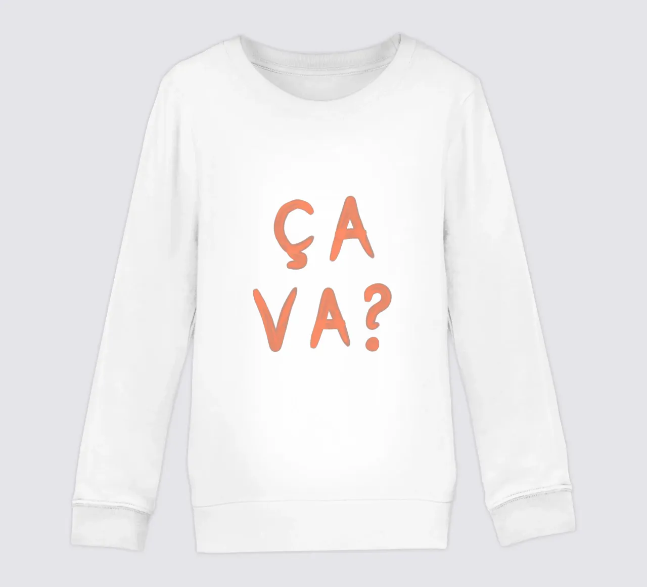 Ça Va? – French Mood Check felpa bambino da QuooodZ by MooodzArt