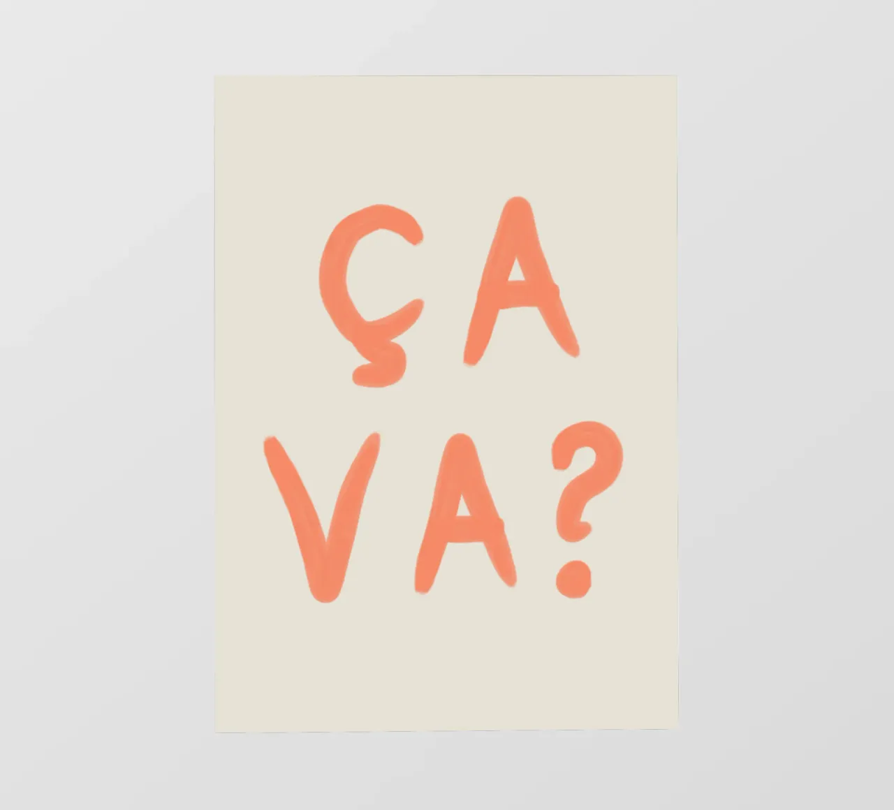 Ça Va? – French Mood Check pellicola backlit da QuooodZ by MooodzArt