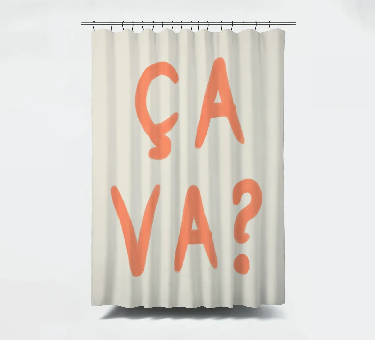 Ça Va? – French Mood Check tenda da doccia da QuooodZ by MooodzArt