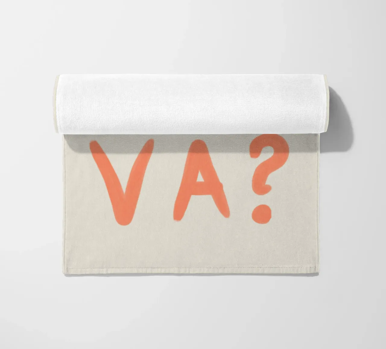 Ça Va? – French Mood Check telo mare da QuooodZ by MooodzArt