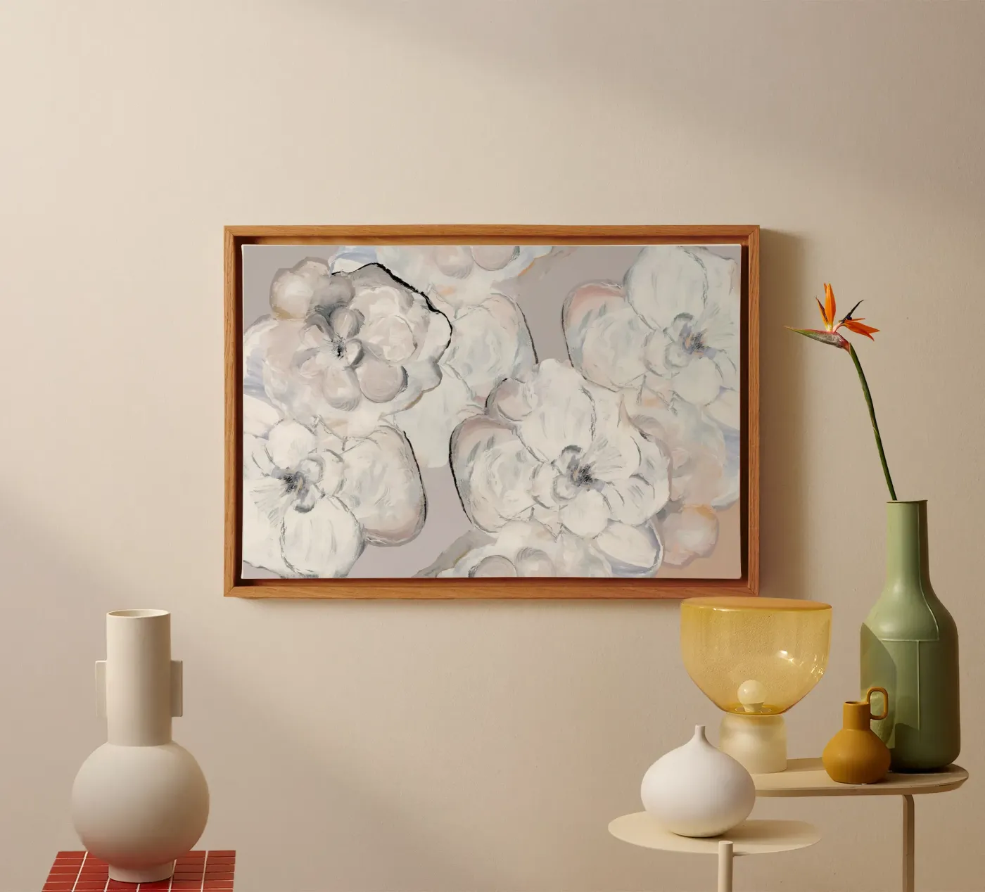 Soft Bloom Study canvas by Cartissi