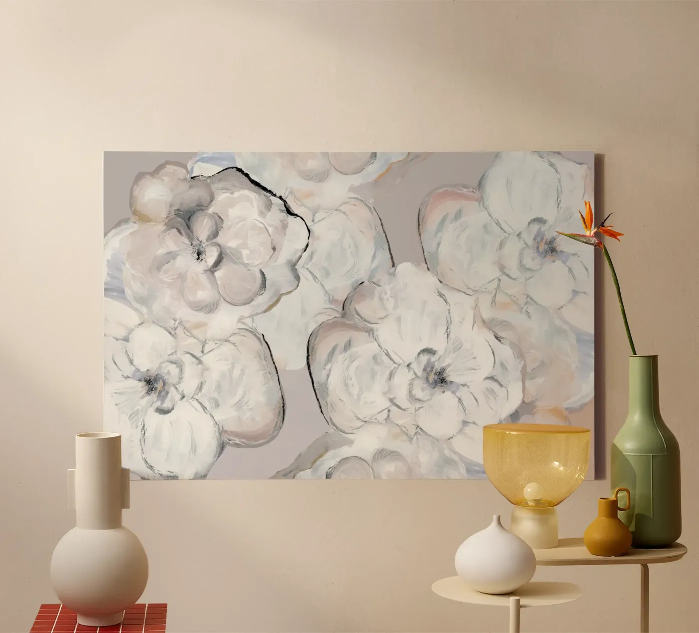 Soft Bloom Study canvas by Cartissi