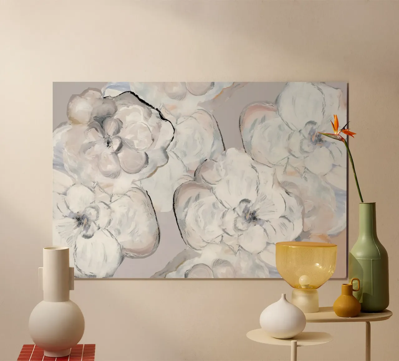 Étude sur la floraison douce poster de Cartissi