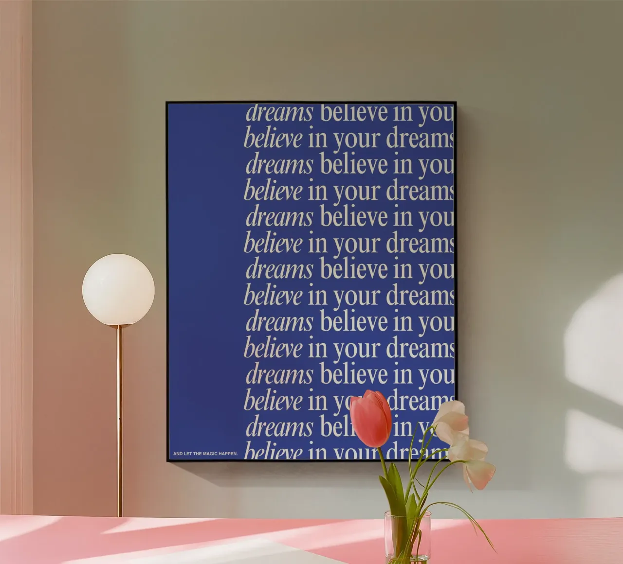 believing plexiglass da Ambition Wall