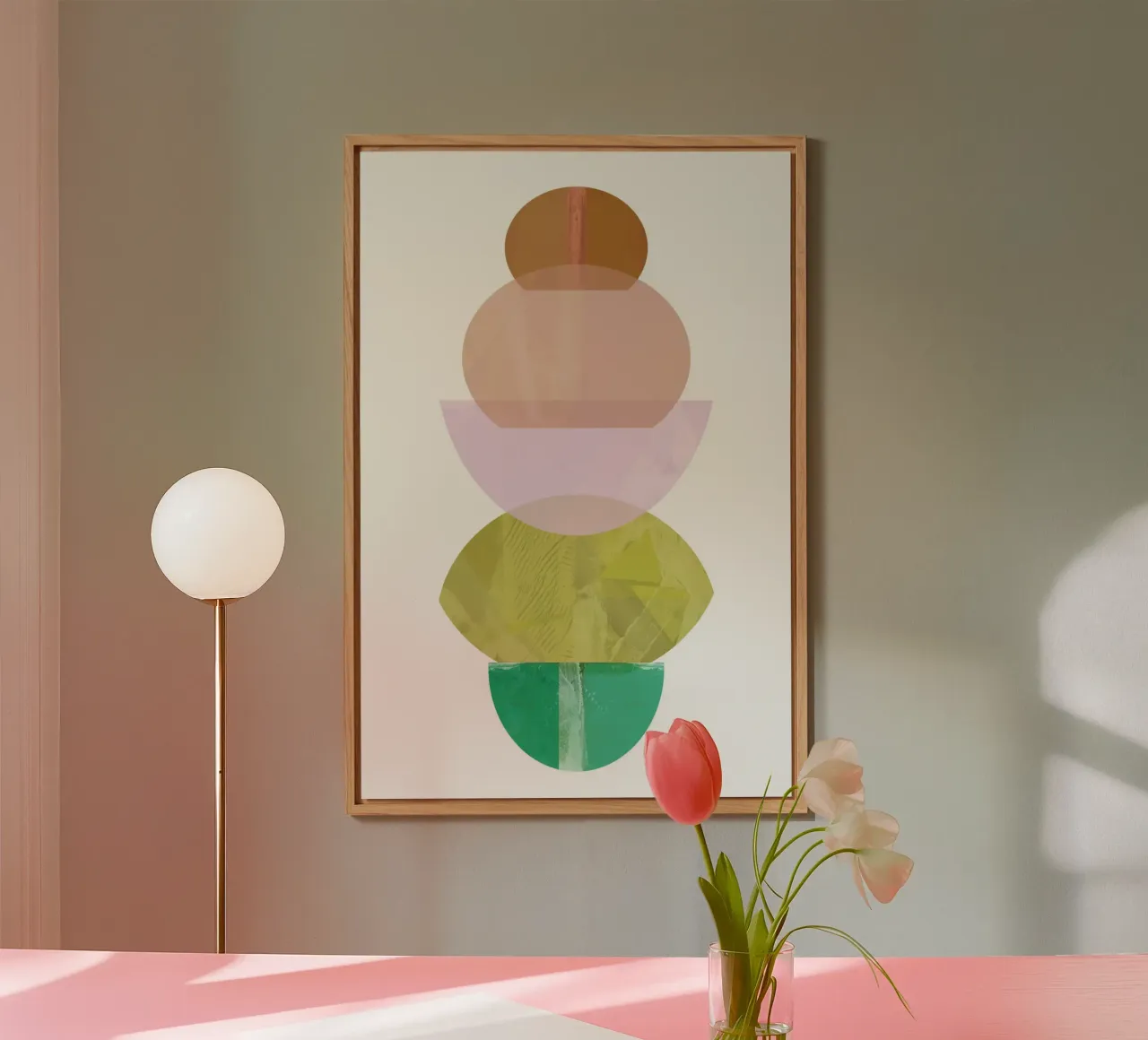 Impilare forme colorate II alluminio dibond da Cartissi