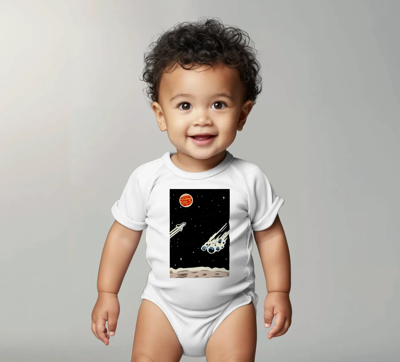 Space Rocket body bébé de Little Flourishes