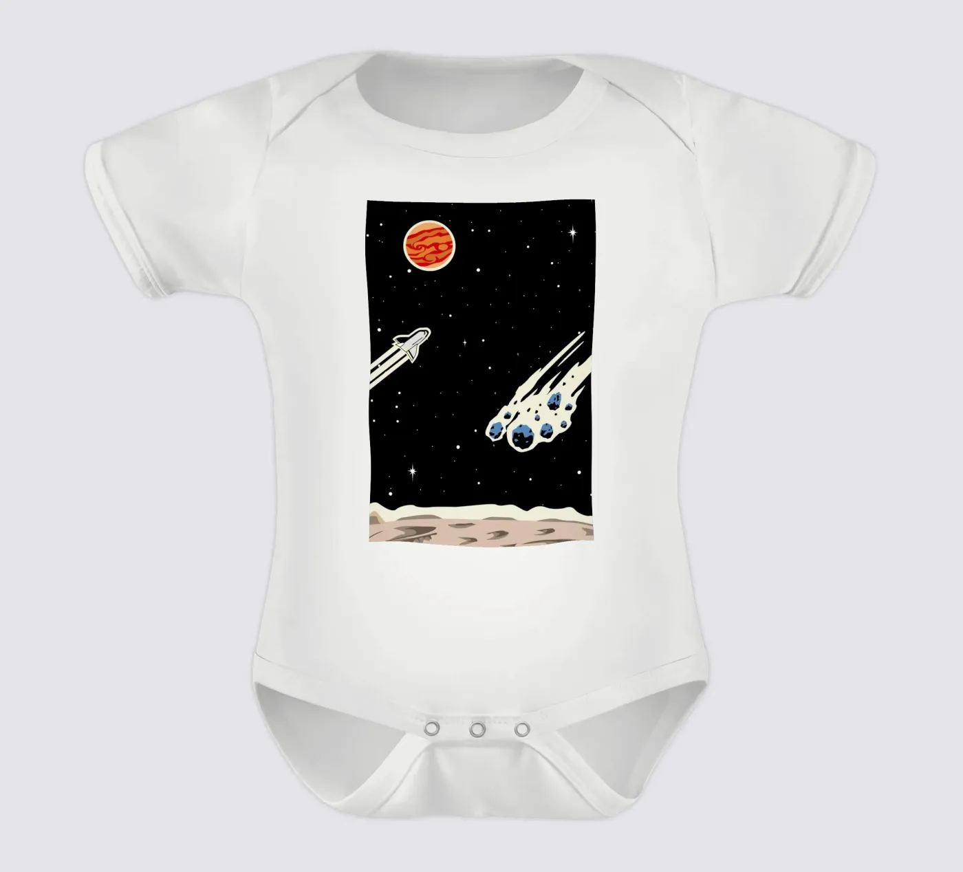 Space Rocket body bébé de Little Flourishes