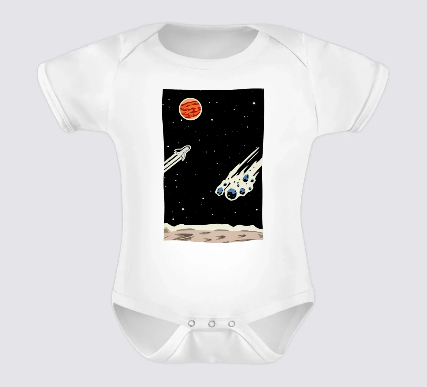 Space Rocket body bébé de Little Flourishes
