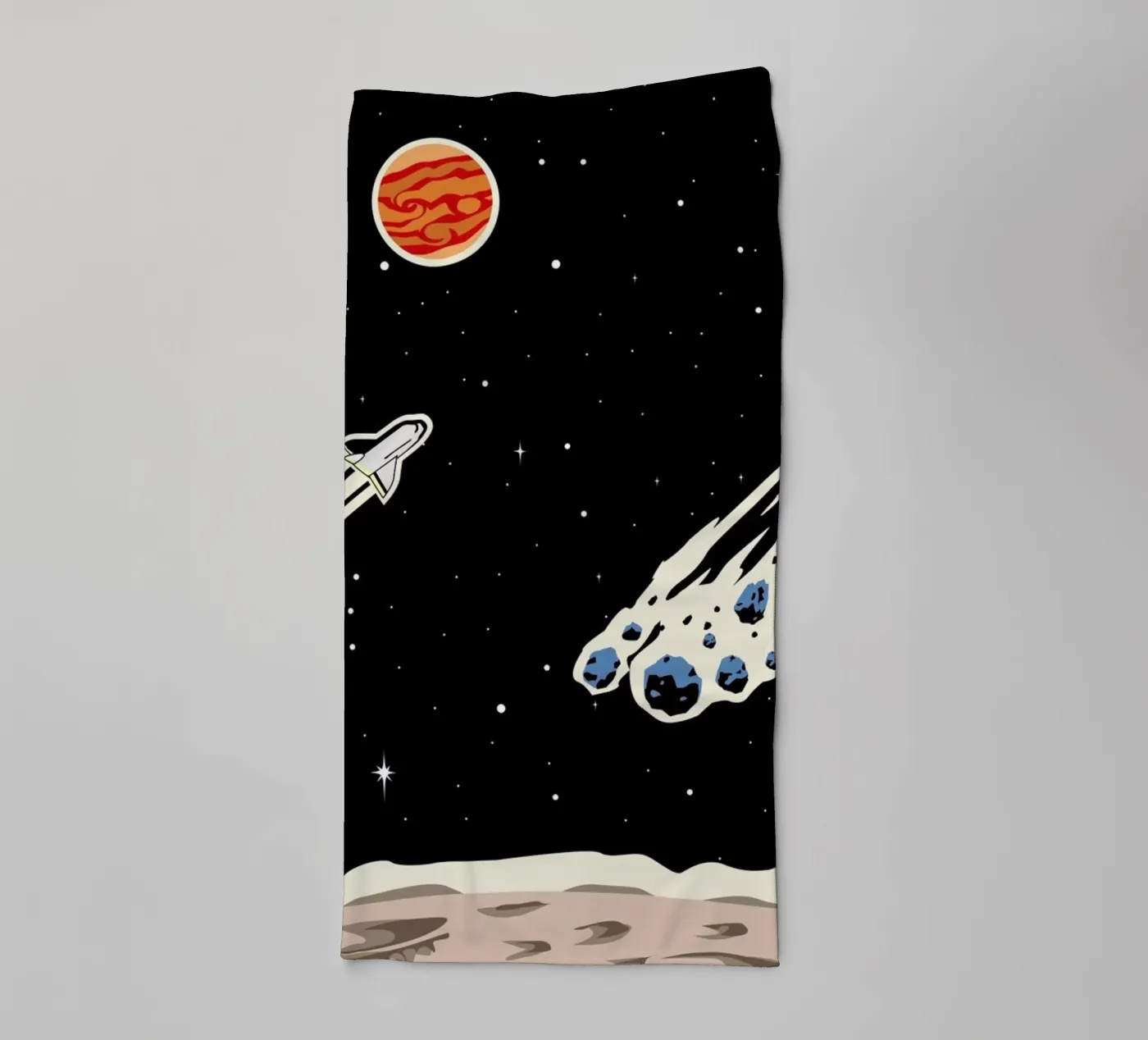Space Rocket towel by Little Flourishes