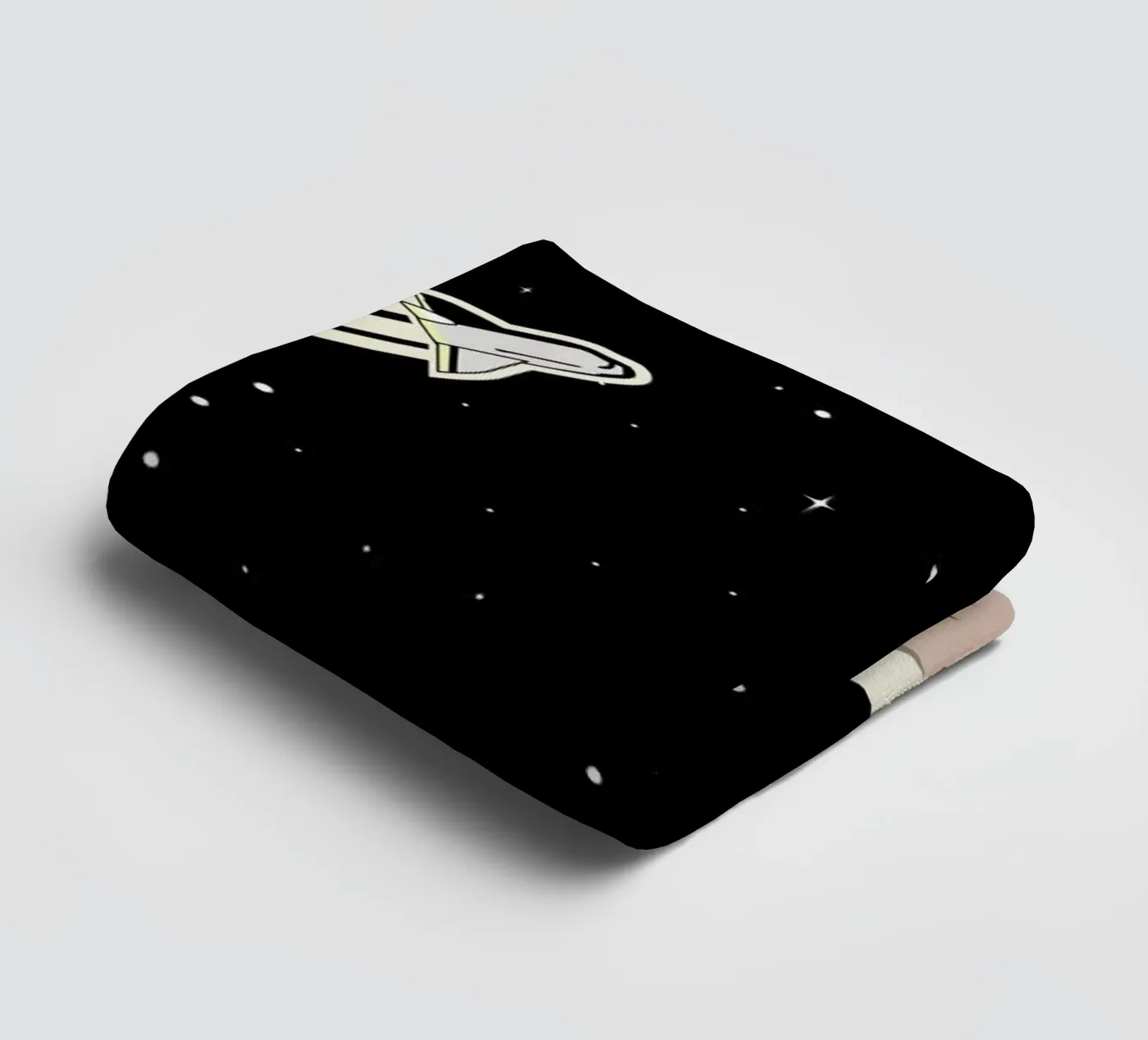 Space Rocket towel by Little Flourishes
