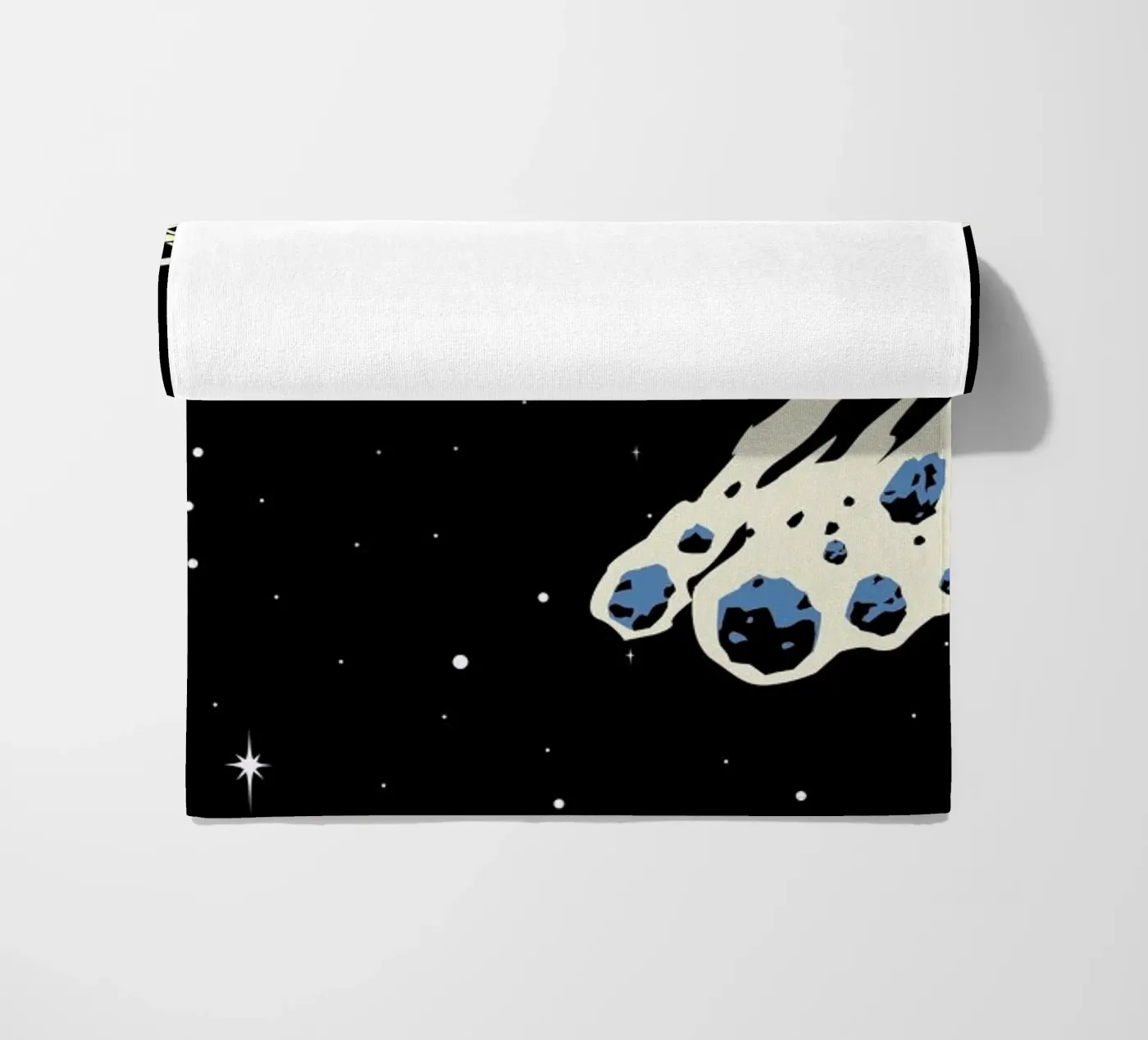 Space Rocket strandhanddoek van Little Flourishes