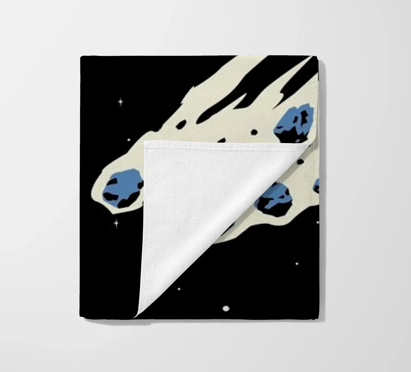 Space Rocket strandhanddoek van Little Flourishes