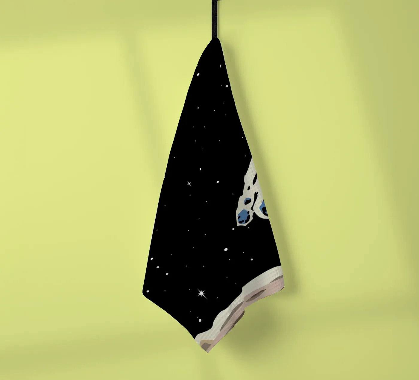 Space Rocket torchon de Little Flourishes