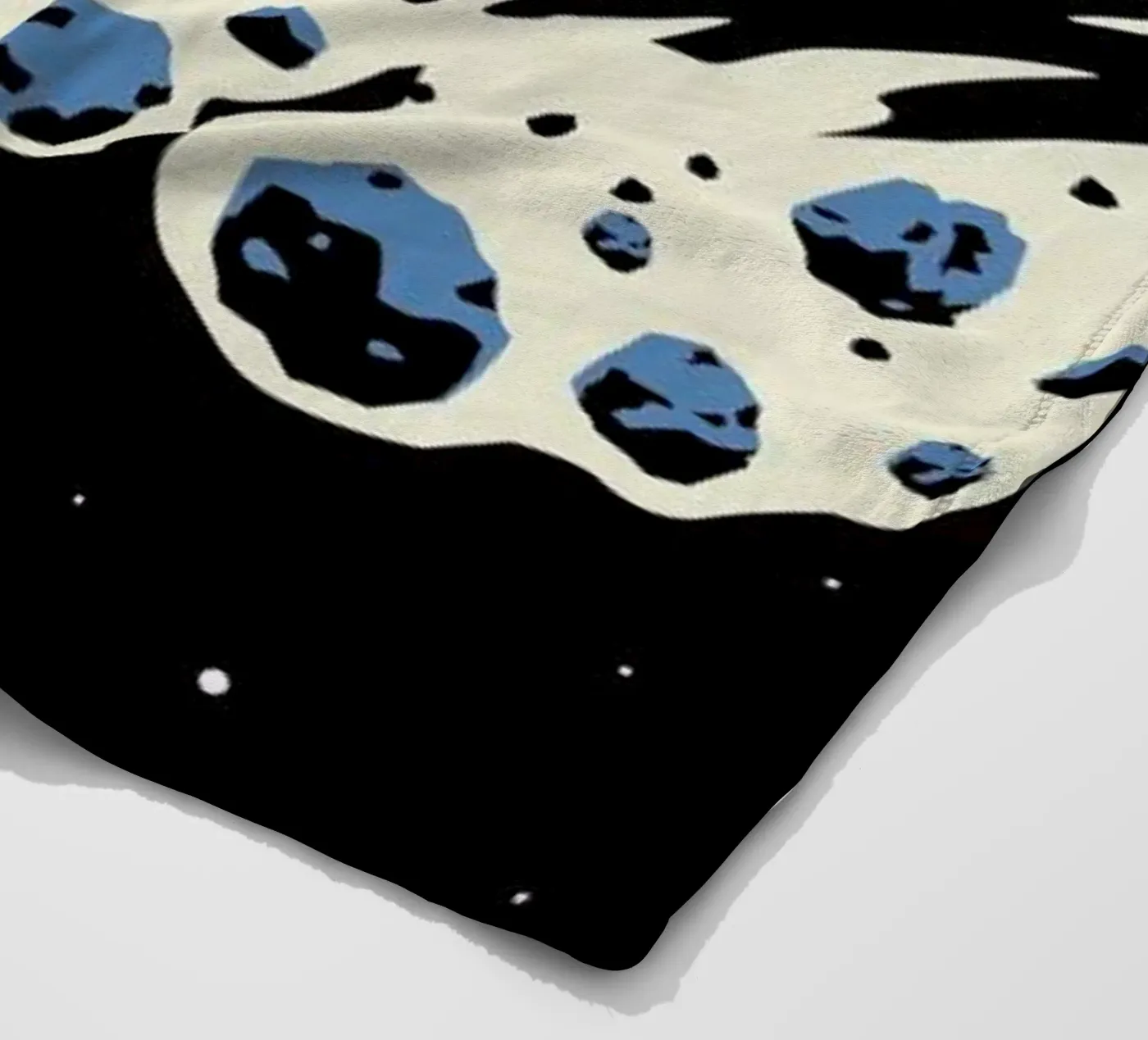 Space Rocket fleece blanket by Little Flourishes