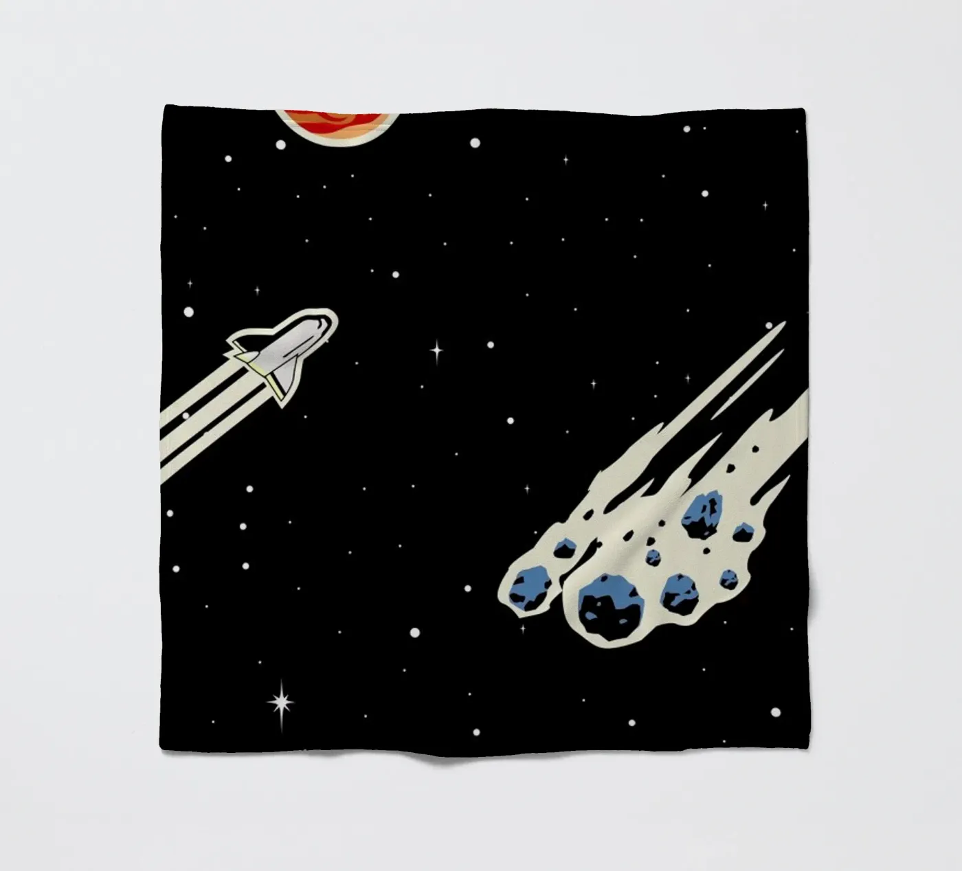 Space Rocket Fleecedecke von Little Flourishes