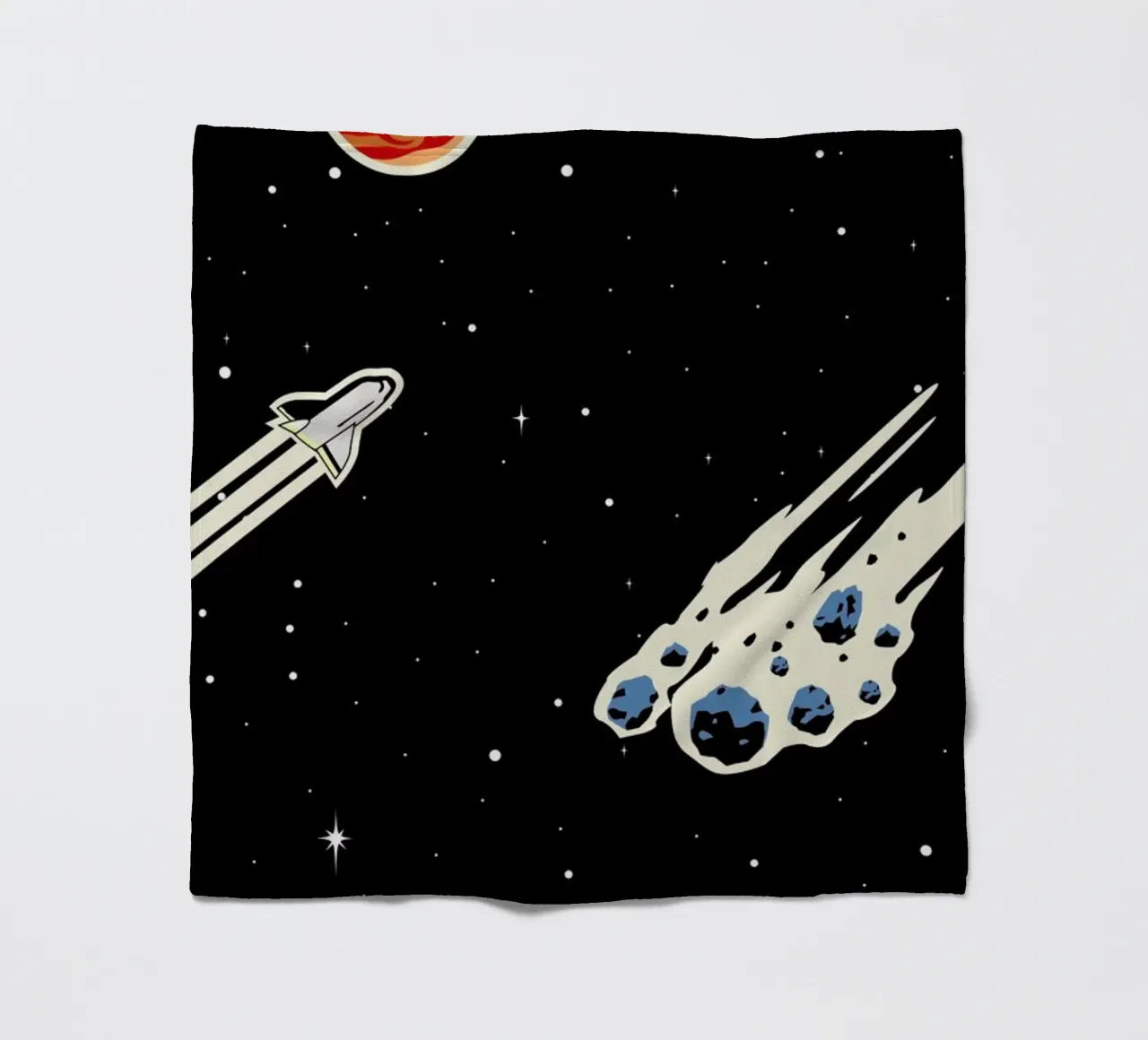 Space Rocket Fleecedecke von Little Flourishes