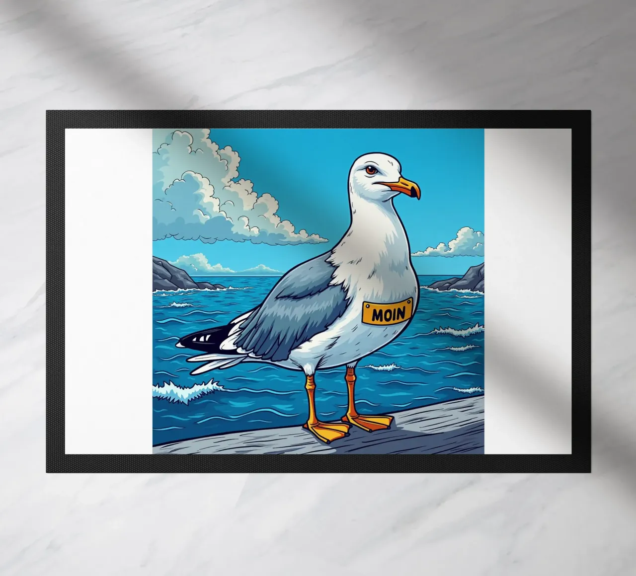 Hello, sailor doormat by CASTILO