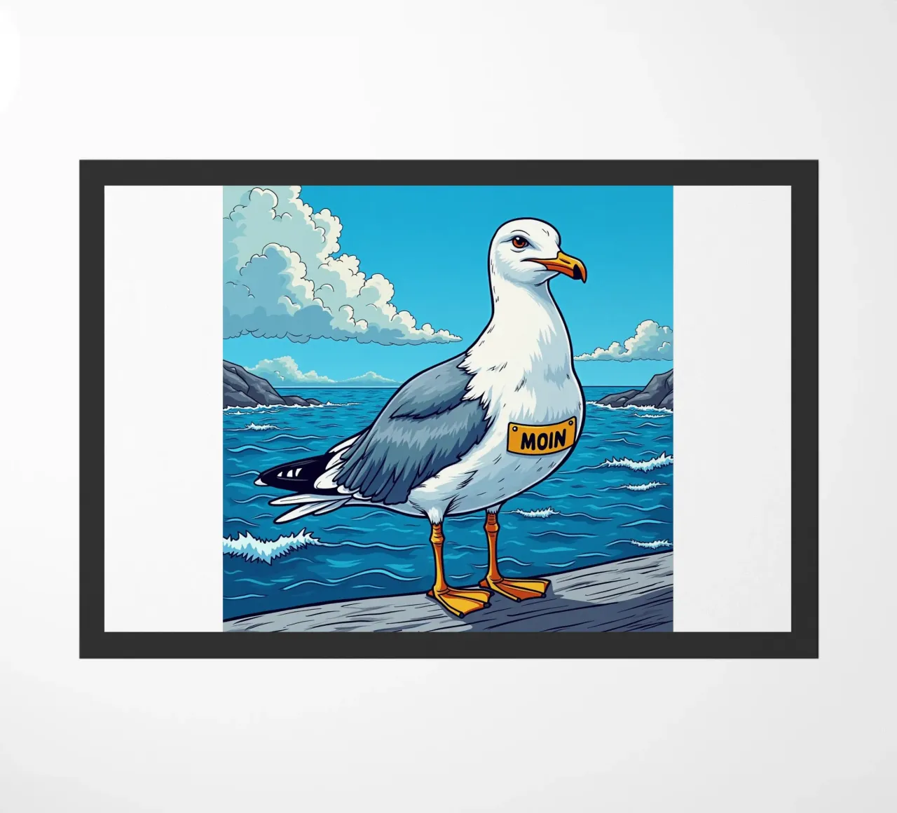 Hello, sailor doormat by CASTILO