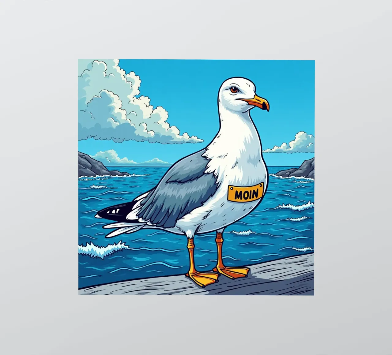 Hello, sailor sticker by CASTILO
