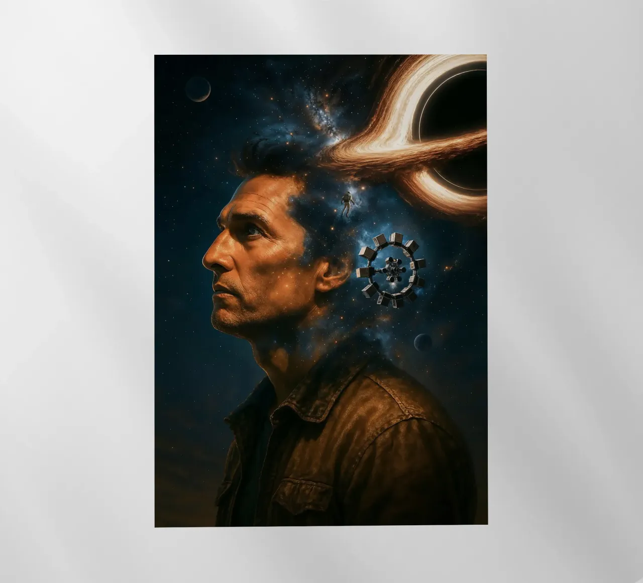 Interstellar Movie Art pellicola backlit da Lootprint