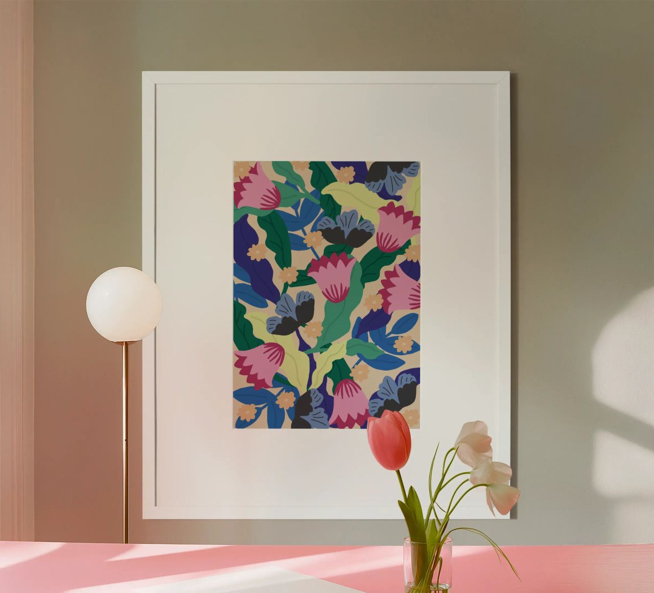 Tropische Blüte Poster von Rafaela Mascaro
