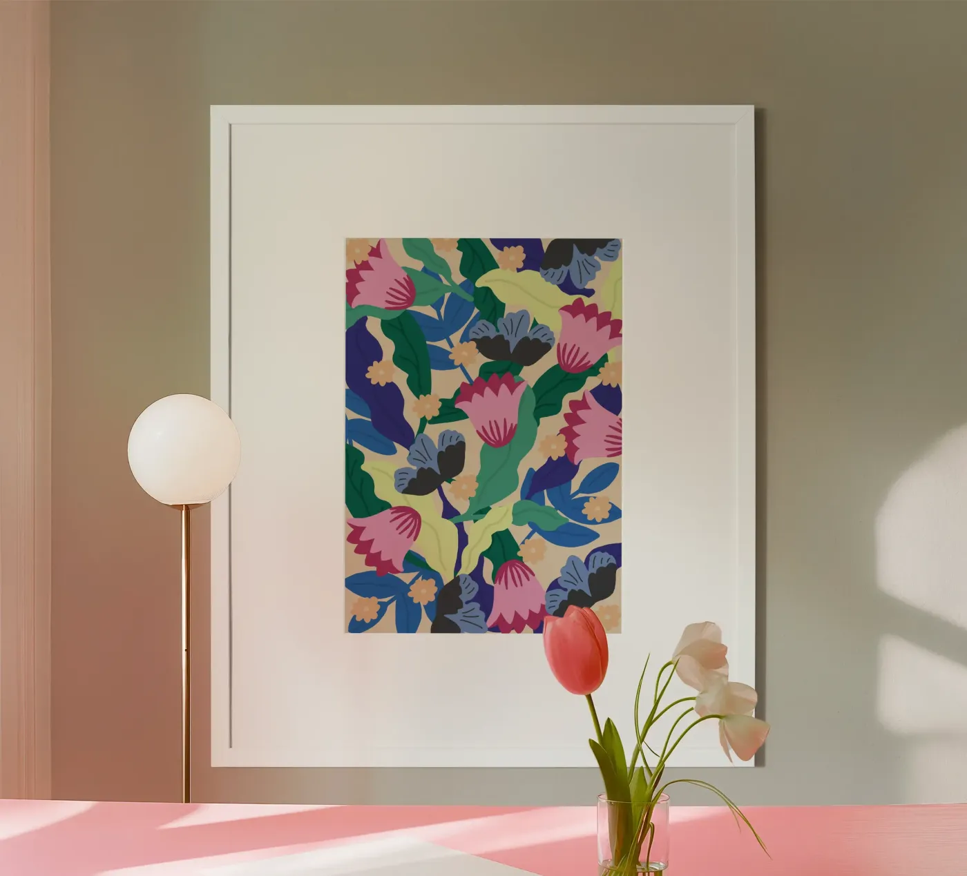 Tropical Bloom poster by Rafaela Mascaro