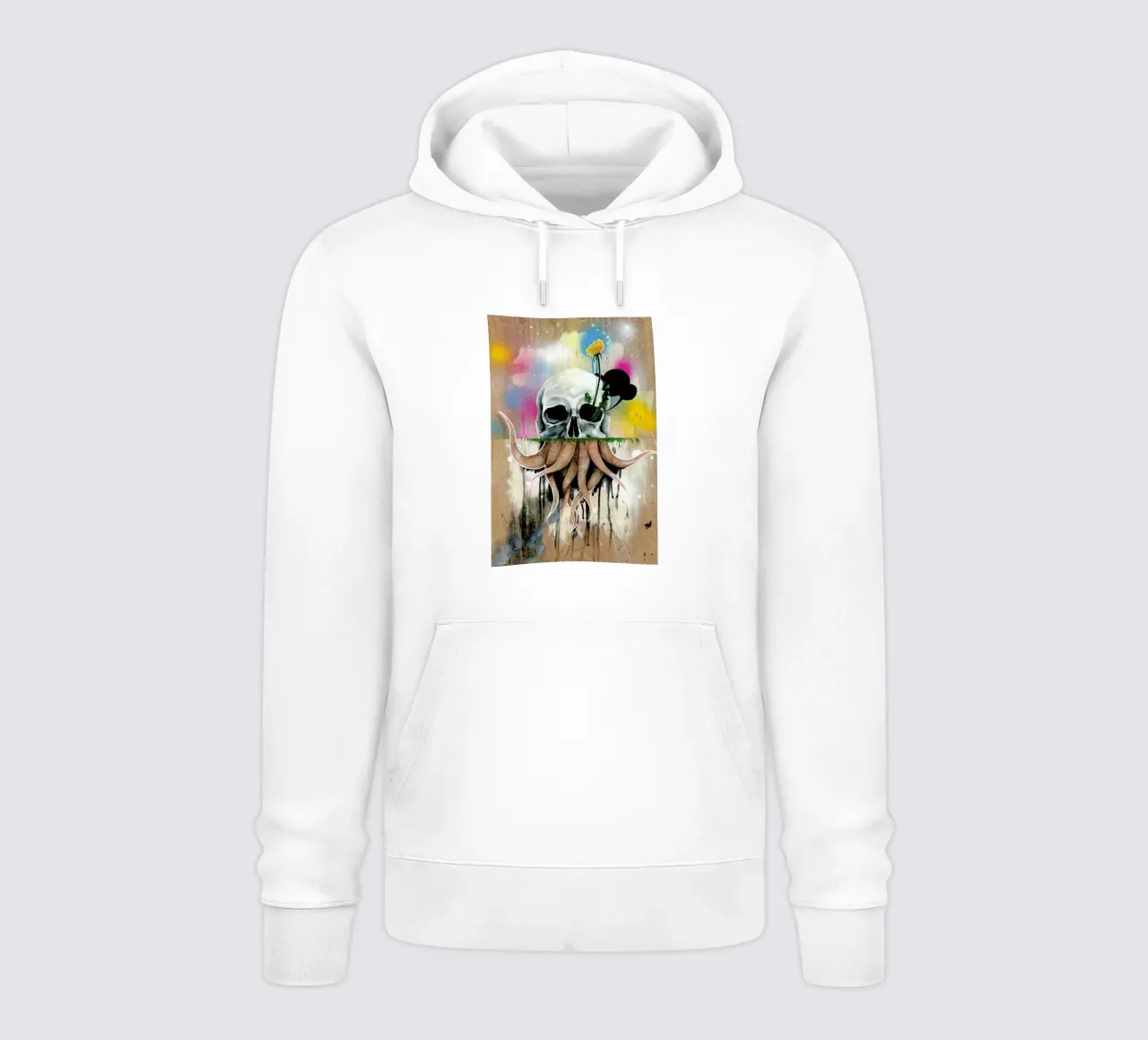 Skull Roots felpa con cappuccio da Famous When Dead