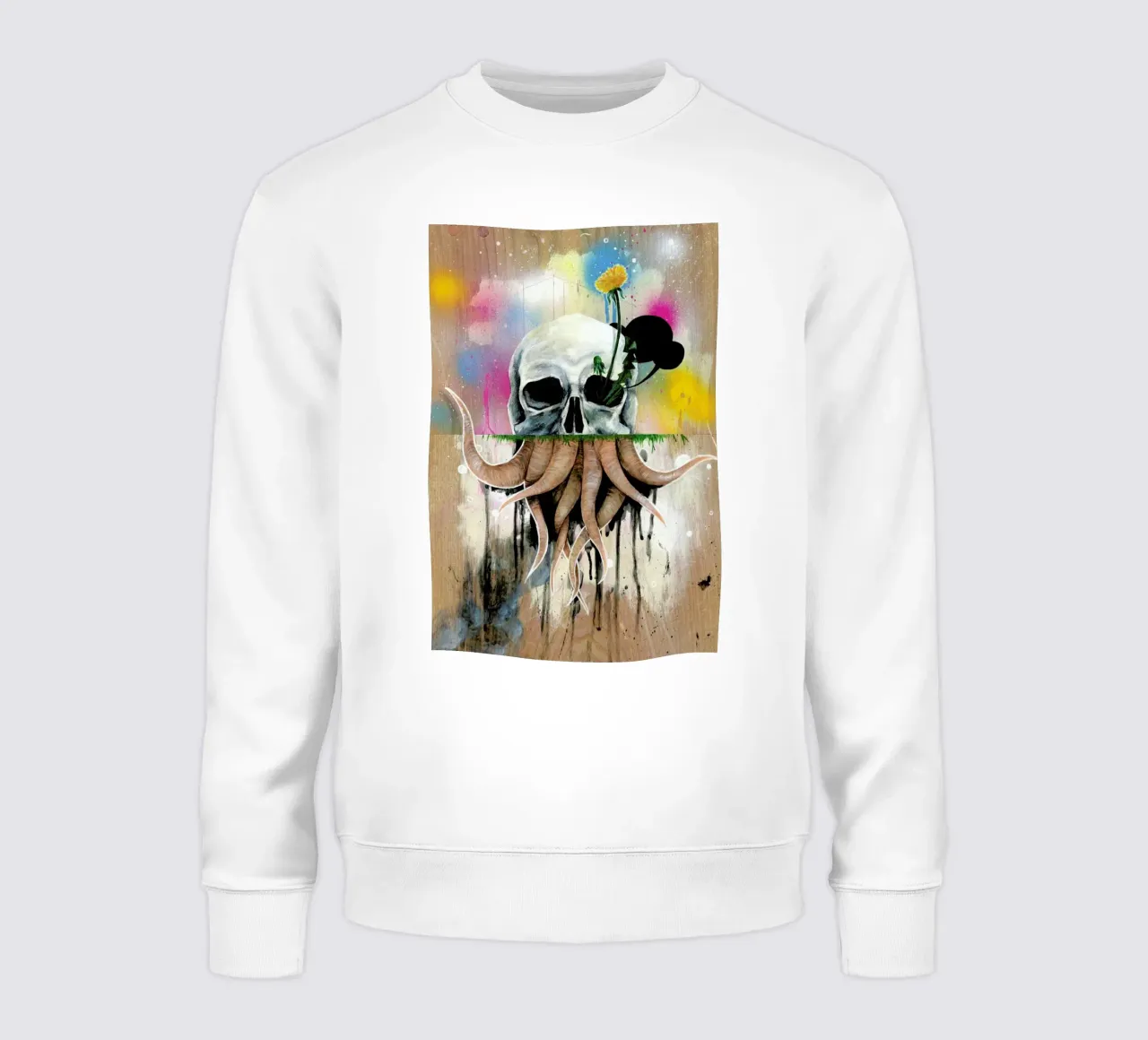 Skull Roots sweatshirt van Famous When Dead
